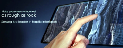Senseg Tixel Technologie bringt 2012 haptisches Feedback auf Touchscreens