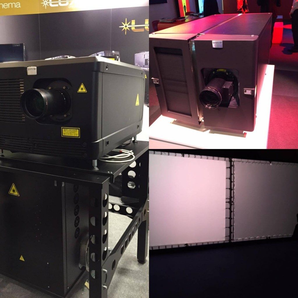 Leistungsstarke 3D-Projektor und neue Leinwandtechnologie (Bild: Michael Kammler)