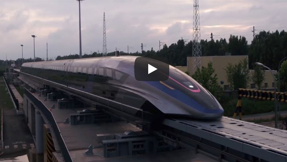 Über 600 Kilometer pro Stunde China zeigt schnellsten Zug der